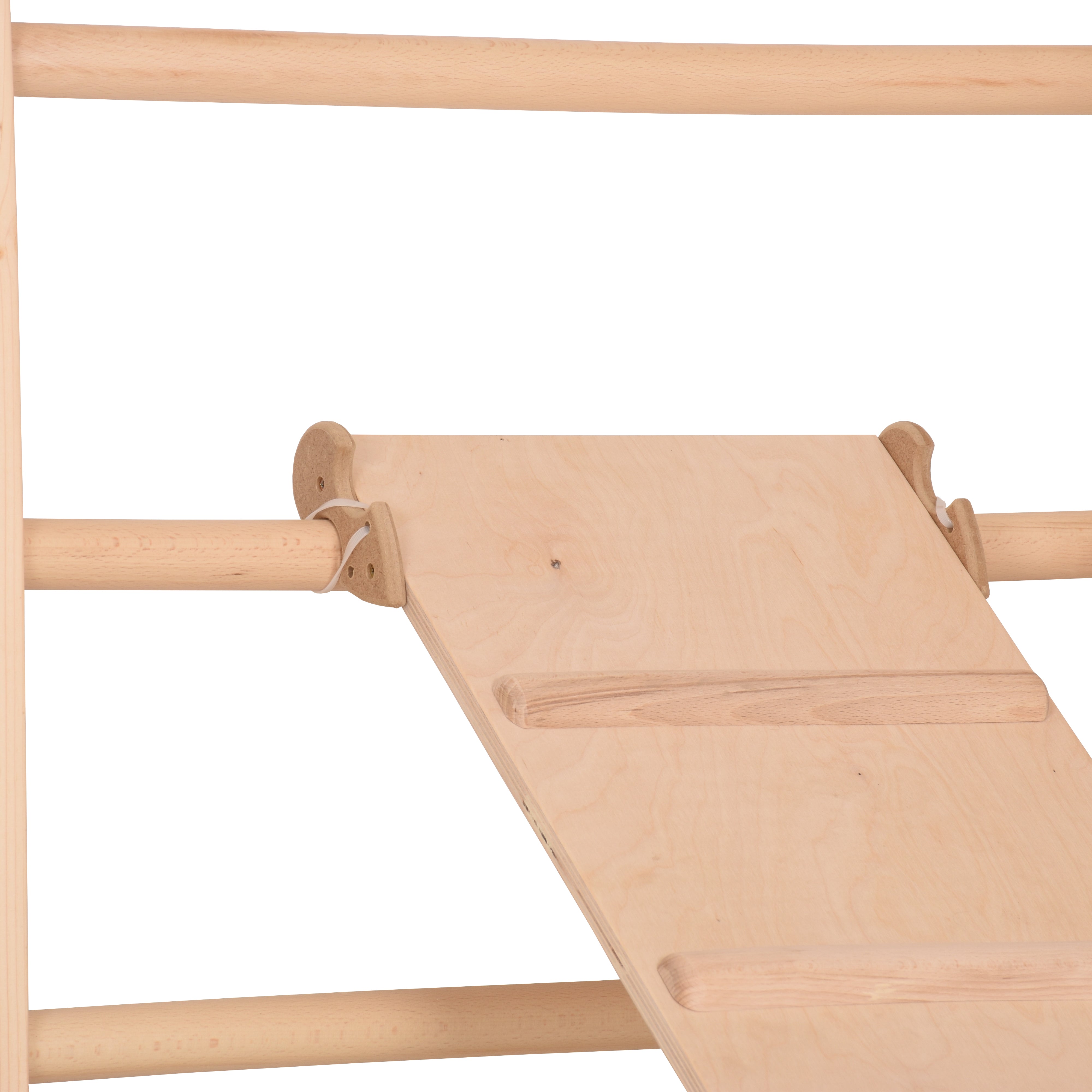 Sprossenwand Kinder 3 aus Holz mit Rutschbrett – weitere Produktansicht 19 – RINAGYM
