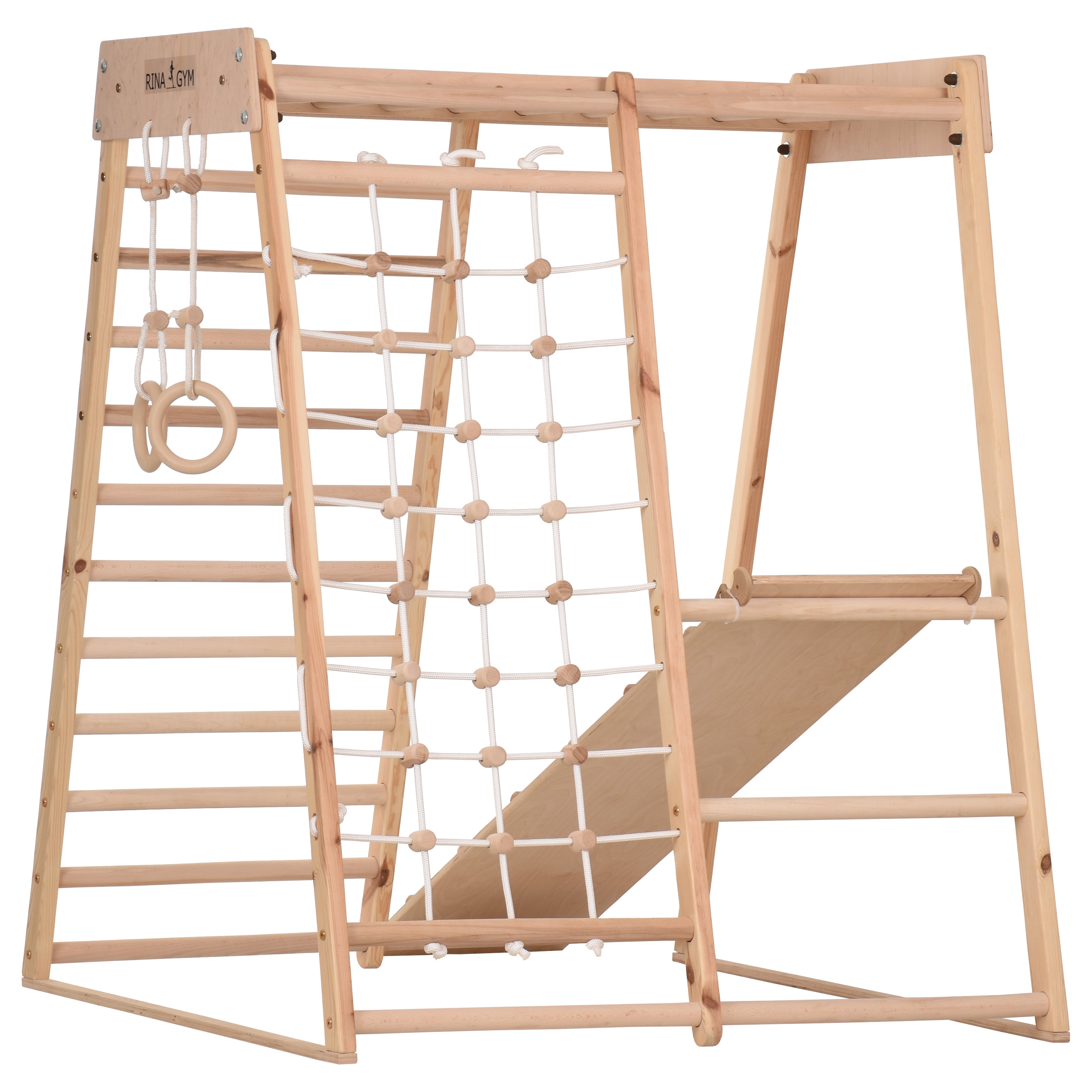 Indoor-Klettergerüst aus Holz Classic 145 cm – weitere Produktansicht 4 – RINAGYM