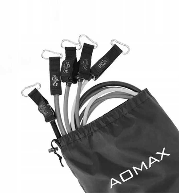 Set de 5 bandas de resistencia con asas y accesorios
