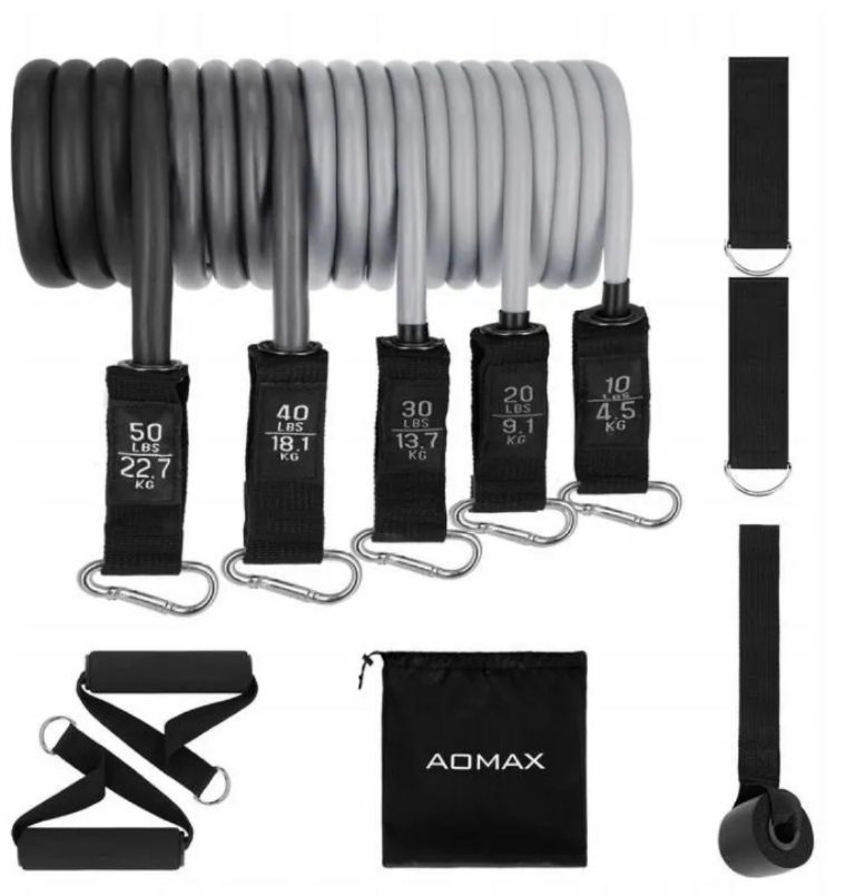 Set de 5 bandas de resistencia con asas y accesorios