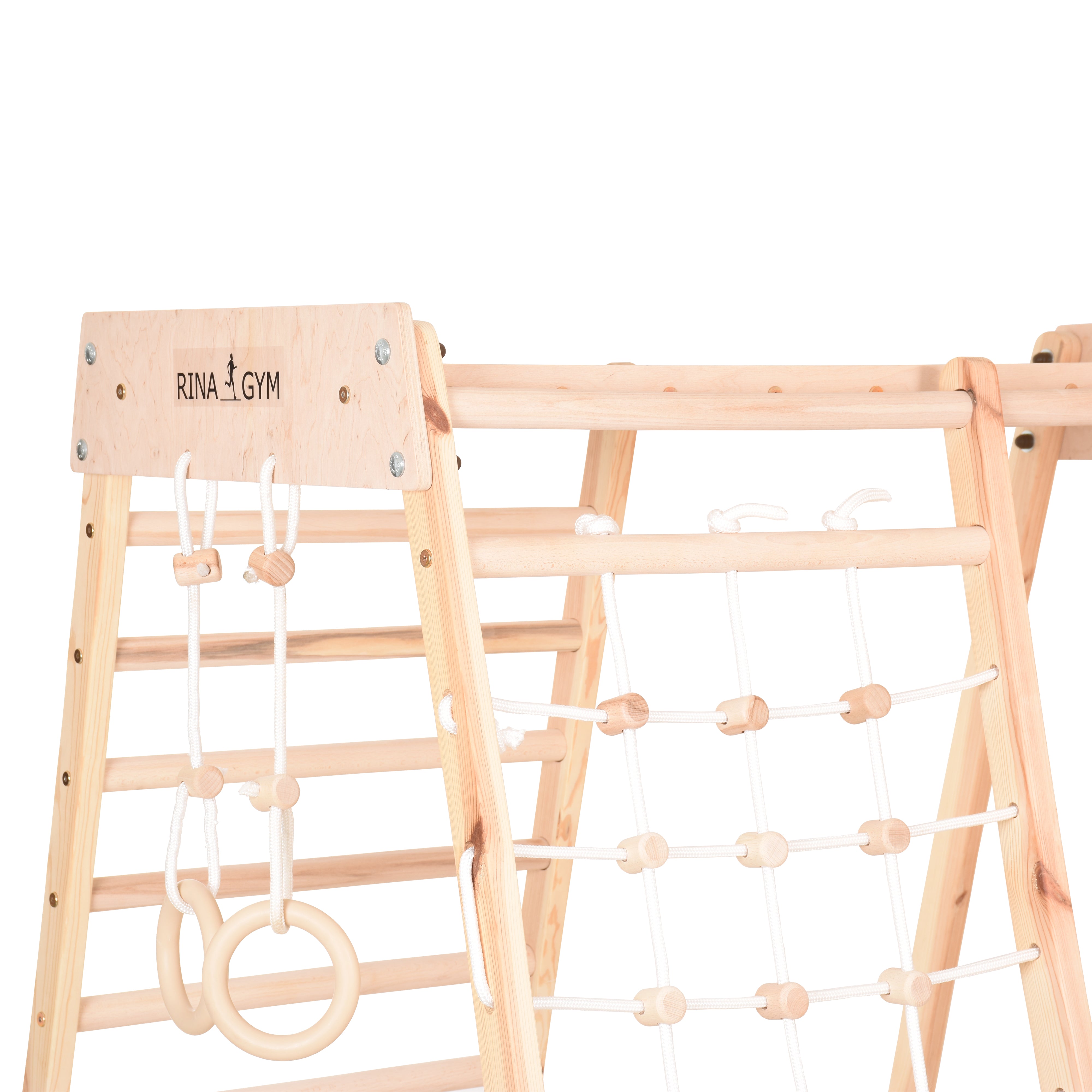 Indoor-Klettergerüst aus Holz Classic 145 cm – weitere Produktansicht 8 – RINAGYM