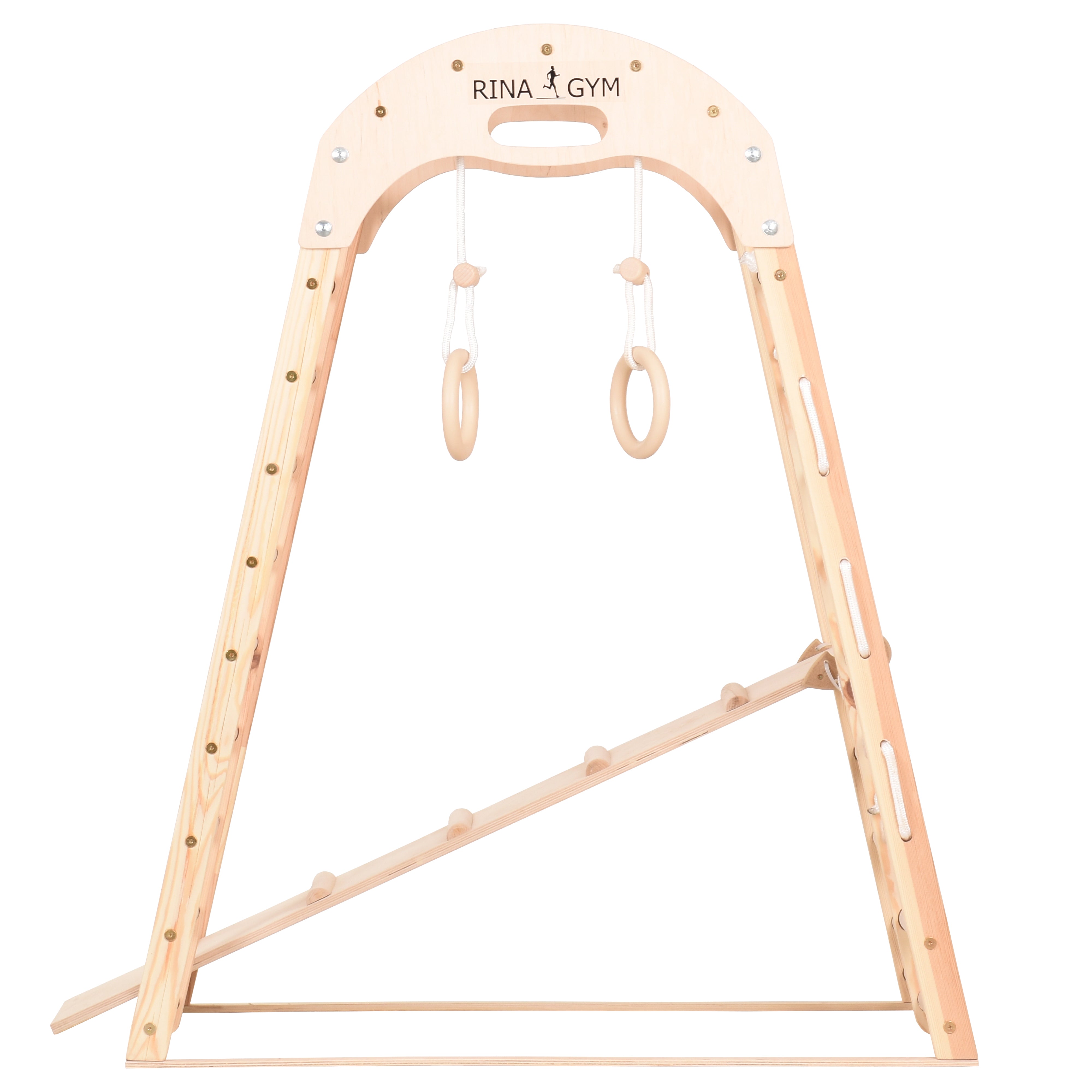 Indoor-Klettergerüst aus Naturholz – Produktansicht 9 – RINAGYM