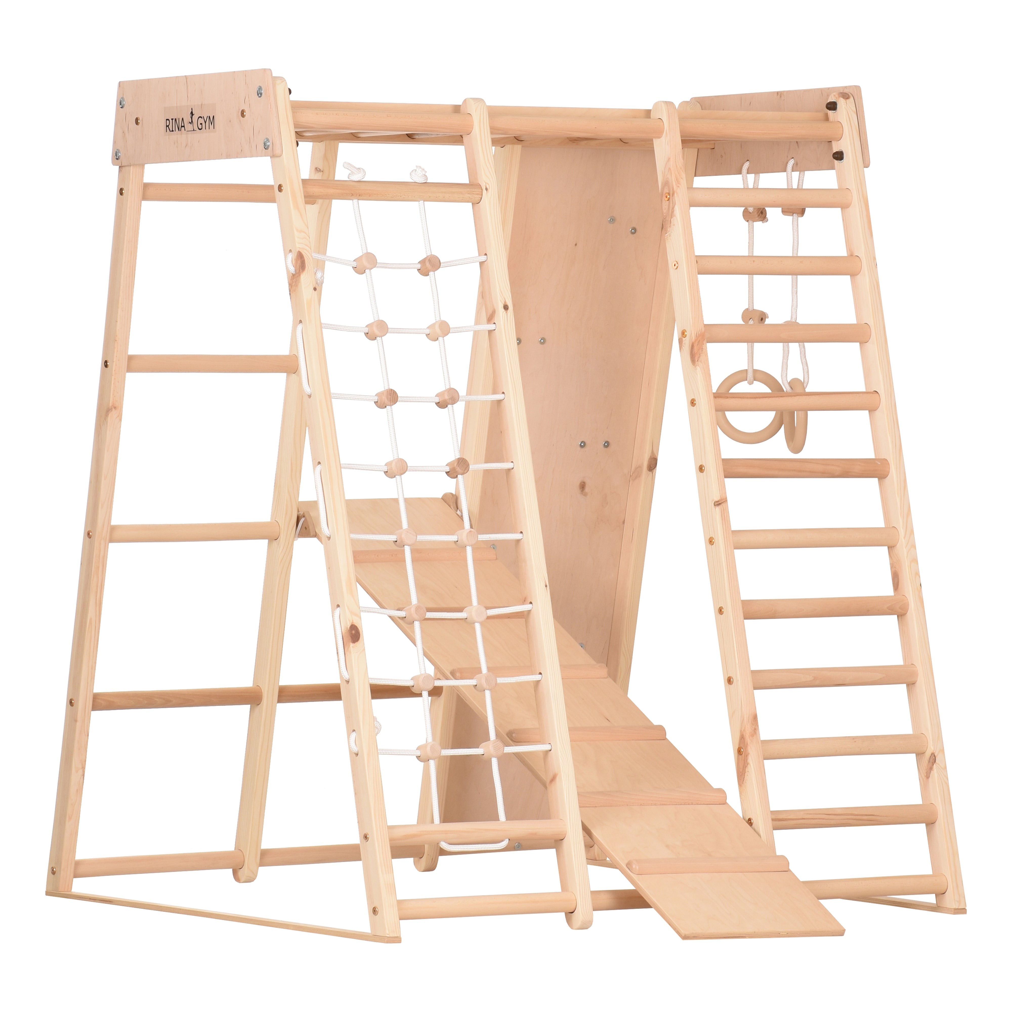 Indoor-Klettergerüst aus Holz 145 cm – weitere Produktansicht 6 – RINAGYM