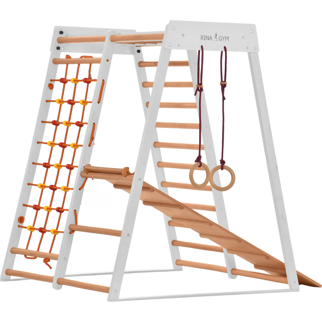 Indoor-Klettergerüst Classic weiß 145 cm – weitere Produktansicht 4 – RINAGYM