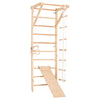 Sprossenwand Sport 3 aus Holz mit Rutschbrett – weitere Produktansicht 3 – RINAGYM