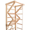 Sprossenwand Sport 3 aus Holz mit Rutschbrett – weitere Produktansicht 4 – RINAGYM