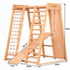 Parque de escalada de interior multifuncional de madera – para casa y familia ( 3 )