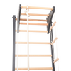 Sprossenwand STEEL KOM 2 Graphit mit Turnringen & Strickleiter – weitere Produktansicht 17 – RINAGYM
