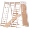 Indoor-Klettergerüst weiß 145 cm mit Netz – RINAGYM