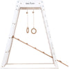 Indoor-Klettergerüst weiß 145 cm mit Netz – weitere Produktansicht 6 – RINAGYM