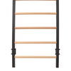 Sprossenwand aus Stahl und Buchenholz in Graphit – Produktansicht 2 – RINAGYM