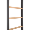 Sprossenwand aus Stahl und Buchenholz in Graphit – Produktansicht 5 – RINAGYM