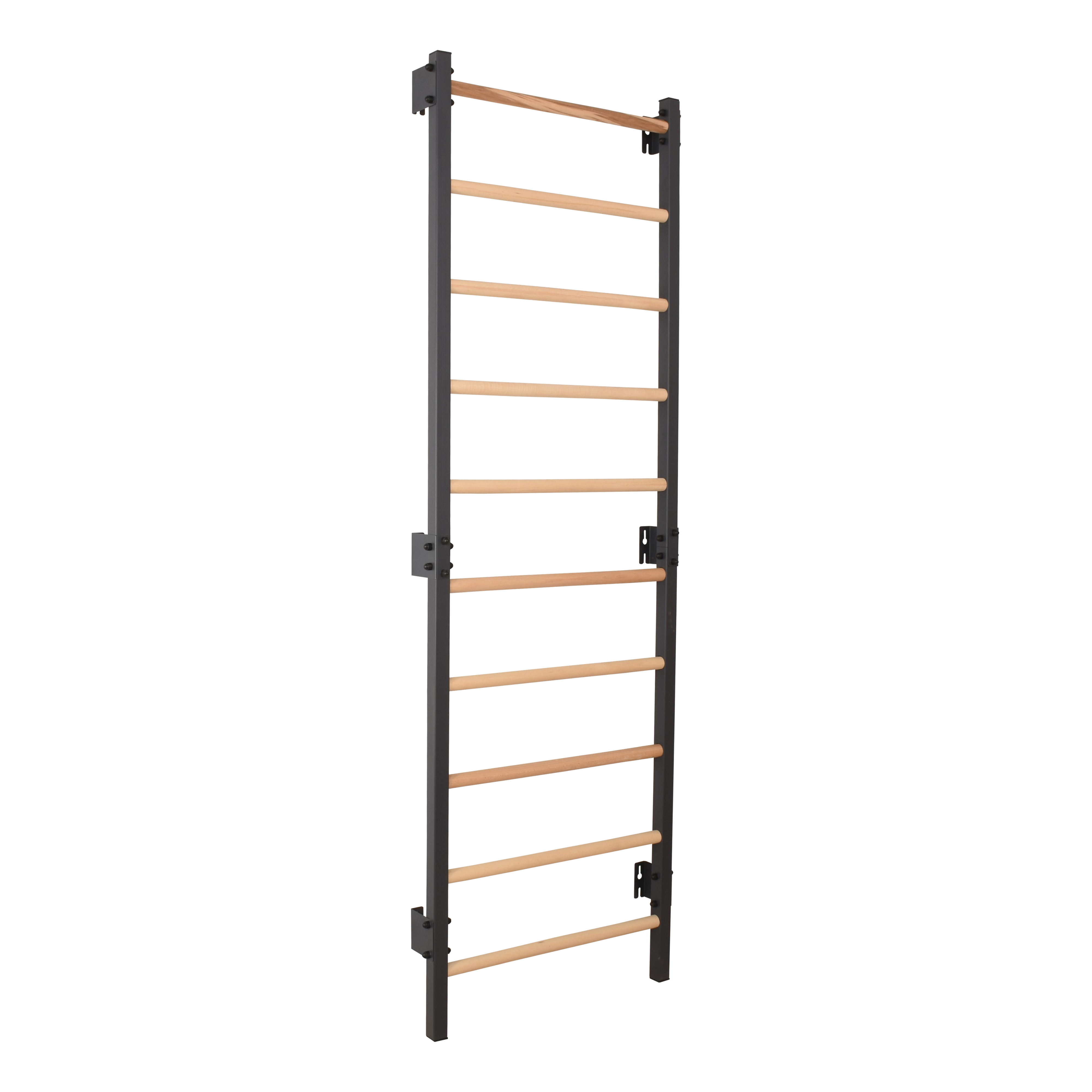 Sprossenwand STEEL 1 Graphit – Stahl & Buchenholz – weitere Produktansicht 11 – RINAGYM
