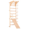 Sprossenwand Eco Pine mit Rutschbrett – RINAGYM
