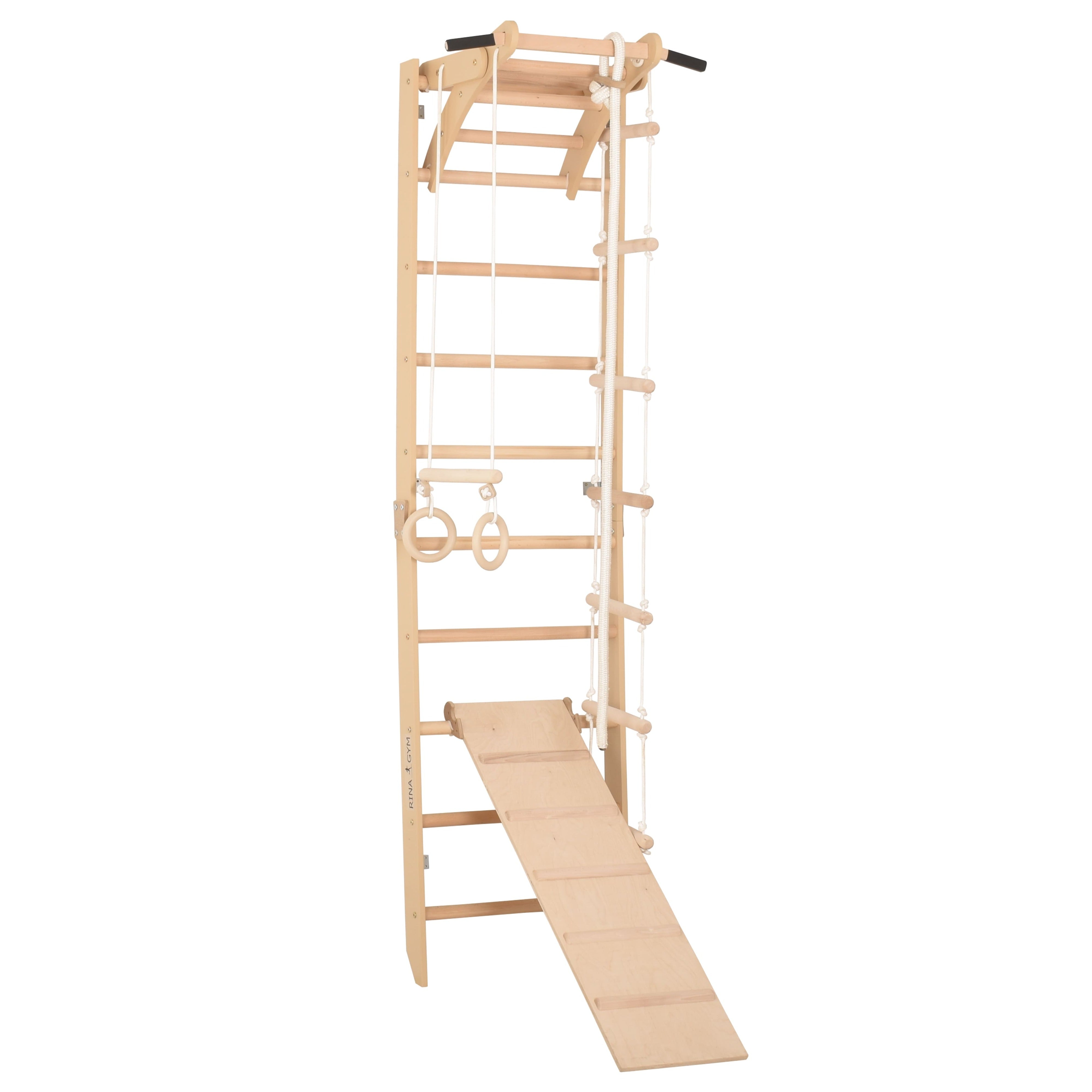 Sprossenwand SPR A mit Rutschbrett 230 cm – weitere Produktansicht 7 – RINAGYM