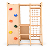 Parque de escalada de interior multifuncional de madera – para casa y familia ( 3 )