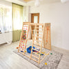 Indoor-Klettergerüst weiß 145 cm mit Netz – weitere Produktansicht 8 – RINAGYM