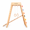 Parque de escalada de interior multifuncional de madera – para casa y familia ( 3 )