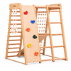 Parque de escalada de interior multifuncional de madera – para casa y familia ( 3 )