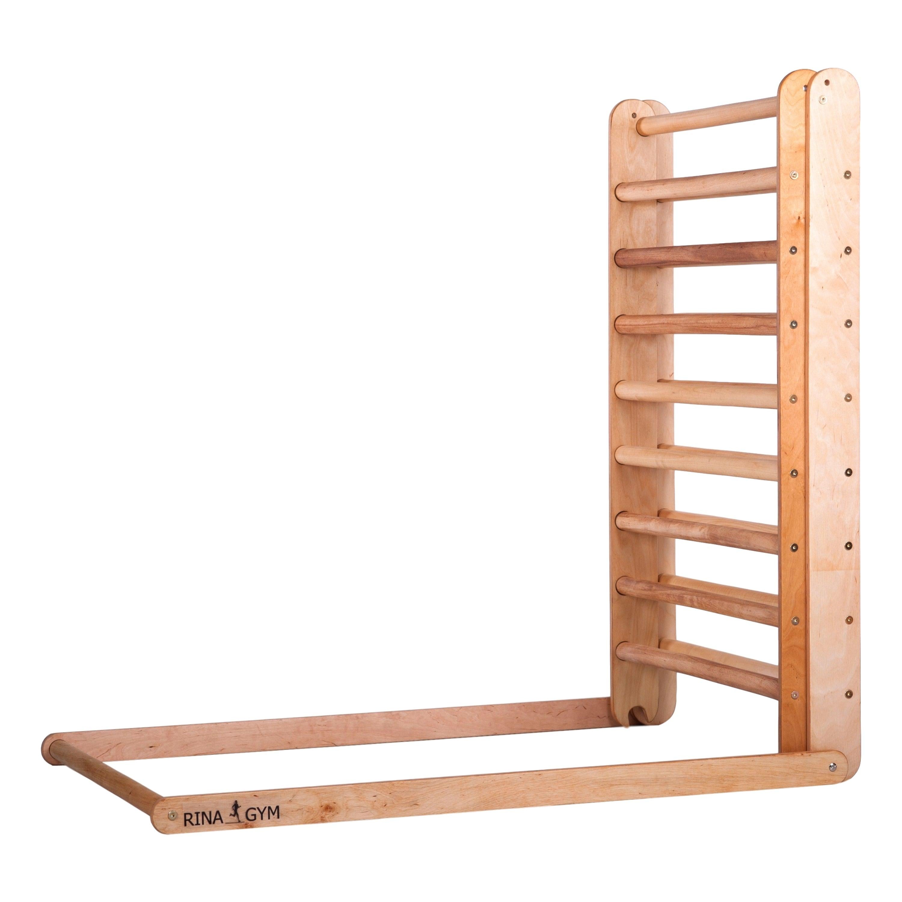 Kletterdreieck mit Rutsche Natur 115 cm – weitere Produktansicht 12 – RINAGYM