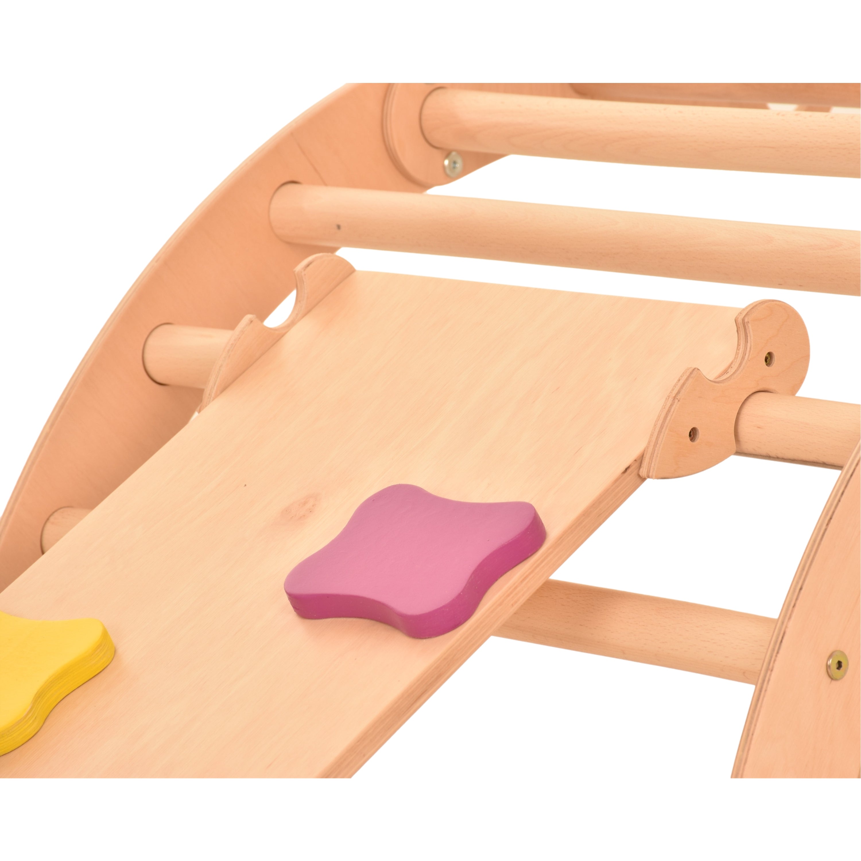 Rutschbrett & Hühnerleiter 115 cm Quadrate – weitere Produktansicht 5 – RINAGYM